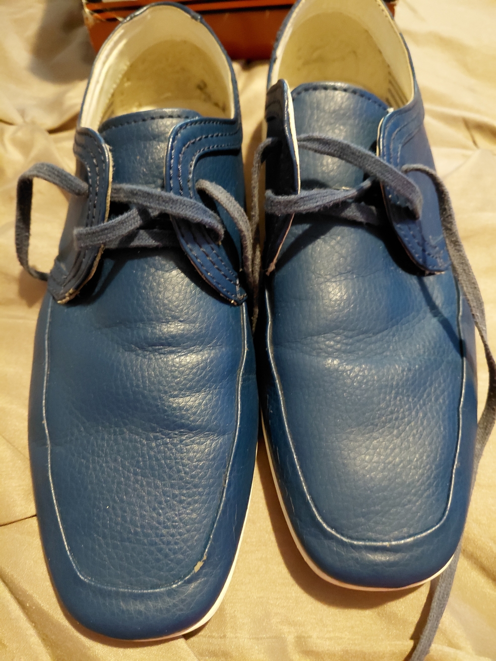 Carlo Marandi Men's Blue Casual Oxford Lace-Up Shoes